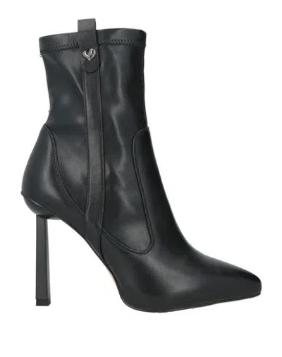 Tua By Braccialini Woman Ankle Boots Black Size 8 Textile Fibers