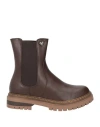 Tua By Braccialini Woman Ankle Boots Chocolate Brown Size 6 Textile Fibers, Synthetic Fibers