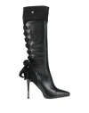 Tua By Braccialini Woman Boot Black Size 6 Textile Fibers In Black