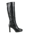 Tua By Braccialini Woman Boot Black Size 7 Calfskin In Black