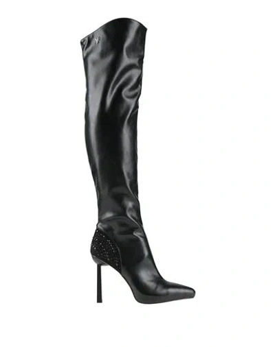 Tua By Braccialini Woman Boot Black Size 8 Synthetic Material, Textile Fibers