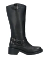 Tua By Braccialini Woman Boot Black Size 7 Textile Fibers