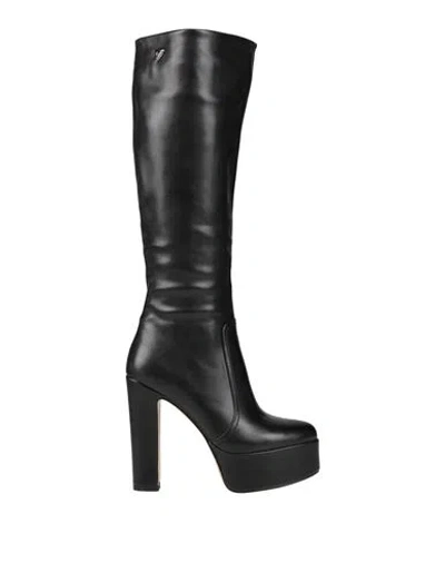 Tua By Braccialini Woman Boot Black Size 8 Textile Fibers