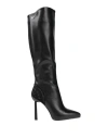 Tua By Braccialini Woman Boot Black Size 6 Textile Fibers, Synthetic Fibers In Black