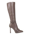 Tua By Braccialini Woman Boot Khaki Size 8 Textile Fibers In Beige