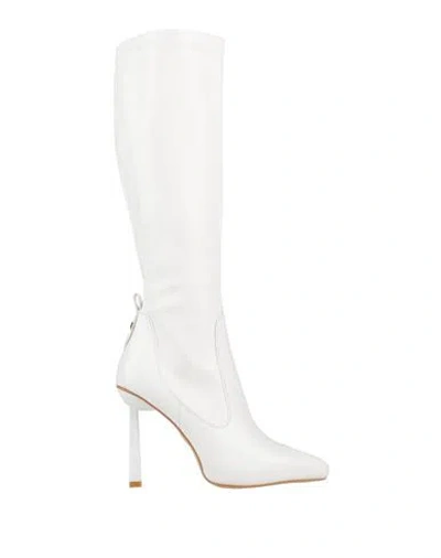 Tua By Braccialini Woman Boot White Size 8 Textile Fibers