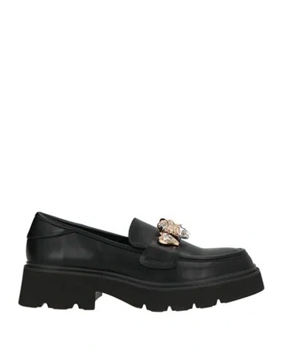 Tua By Braccialini Woman Loafers Black Size 6 Synthetic Material