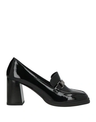 Tua By Braccialini Woman Loafers Black Size 9 Synthetic Material