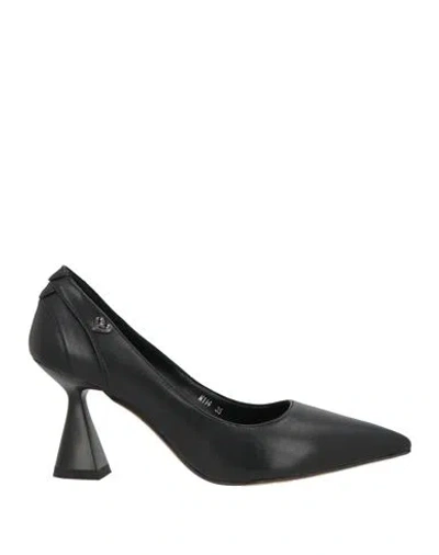 Tua By Braccialini Woman Pumps Black Size 5 Synthetic Material