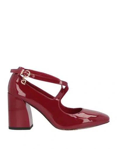 Tua By Braccialini Woman Pumps Garnet Size 7 Synthetic Material In Red
