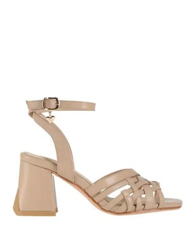 Tua By Braccialini Woman Sandals Blush Size 7 Textile Fibers In Pink