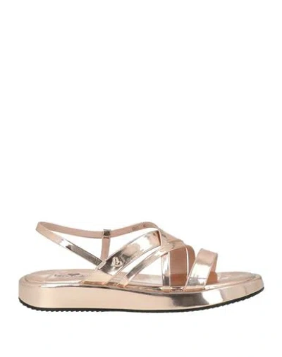 Tua By Braccialini Woman Sandals Copper Size 9 Synthetic Material In Pink