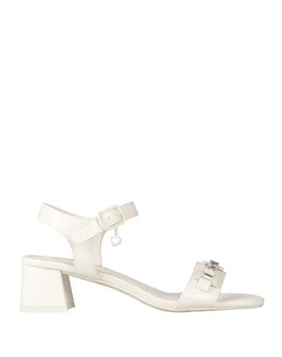 Tua By Braccialini Woman Sandals Ivory Size 9 Synthetic Material In White