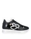 Tua By Braccialini Woman Sneakers Black Size 6 Textile Fibers
