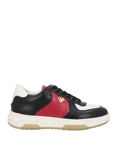 Tua By Braccialini Woman Sneakers Black Size 8 Textile Fibers