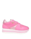 Tua By Braccialini Woman Sneakers Fuchsia Size 8 Calfskin In Pink