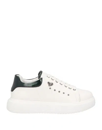 Tua By Braccialini Woman Sneakers White Size 8 Textile Fibers