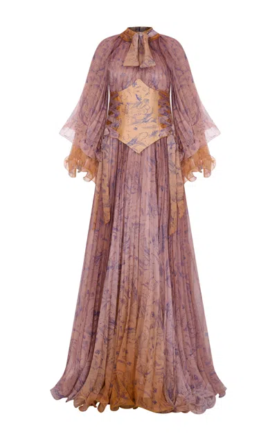 Tuba Ergin Women's Anna Maria Maxi Dress In Brown