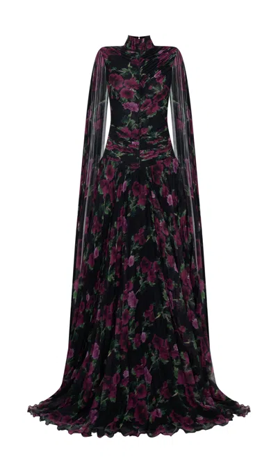 Tuba Ergin Women's Aster Maxi Dress In Animal Print