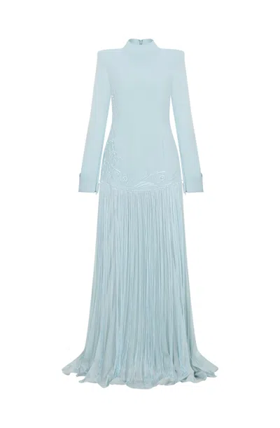 Tuba Ergin Women's Blue Lupita Maxi Dress