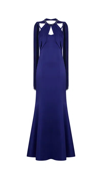 Tuba Ergin Women's Blue Tasha Maxi Dress