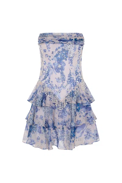 Tuba Ergin Women's Finy Mini Dress In Blue