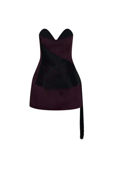 Tuba Ergin Women's Red Mitzi Mini Dress