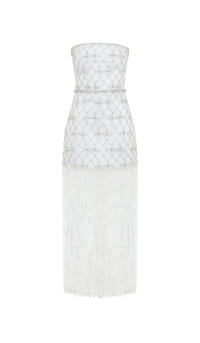 Tuba Ergin Women's White Athene Mini Dress In Multi