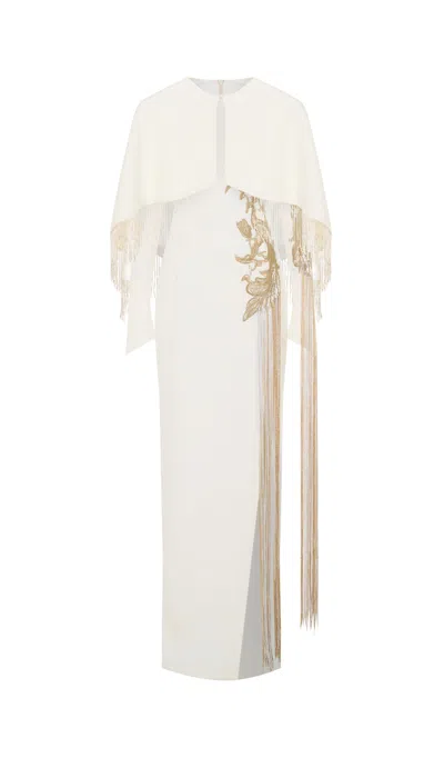 Tuba Ergin Women's White Seraphina Maxi Dress