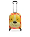 Tucci 18" 3d Kids Luggage Suitcase In Lion Buddy