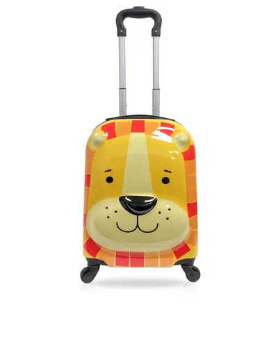 Tucci 18" 3d Kids Luggage Suitcase In Lion Buddy