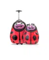 Tucci Cuddlebug Backpack Suitcase For Kids, Set Of 2 In Red