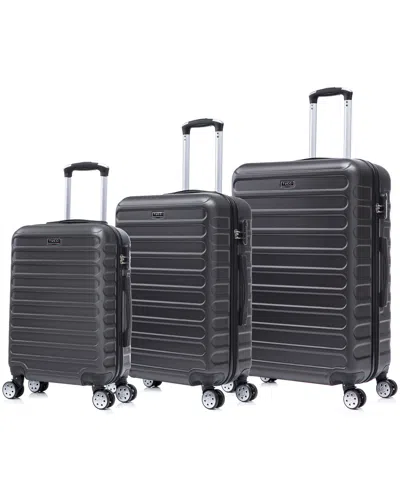 Tucci Italy Carravia 3-pc. Hardside Luggage Set In Gray