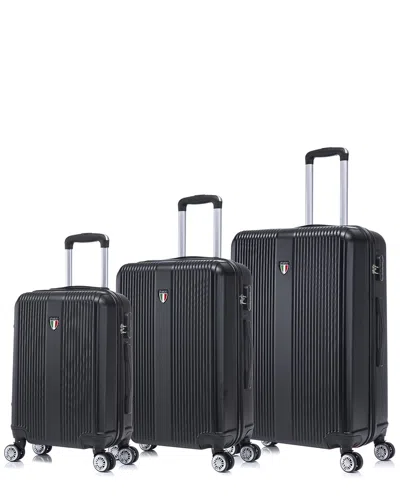 Tucci Italy Lustria 3pc Hardside Luggage Set