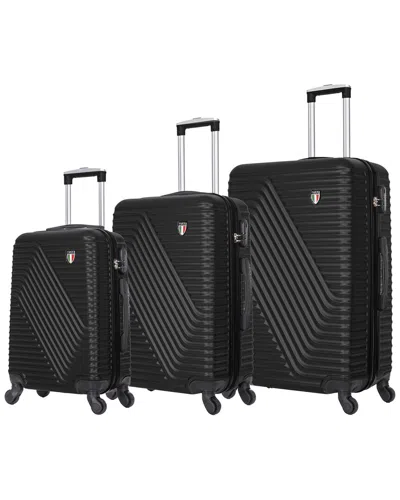Tucci Italy Travola 3pc Expandable Luggage Set In Multi