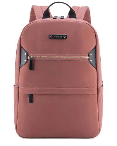 Tucci Italy Trektornardo Backpack In Pink