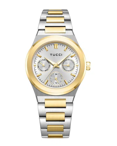 Tucci Italy Unisex Watch In Gold