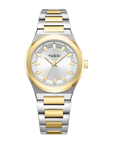 Tucci Italy Unisex Watch In Gold