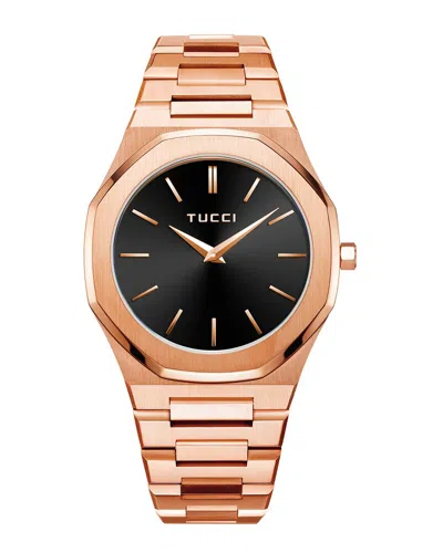 Tucci Italy Unisex Watch In Gold
