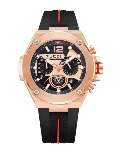 Tucci Italy Unisex Watch In Black