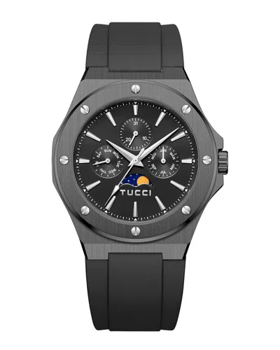 Tucci Italy Unisex Watch In Black