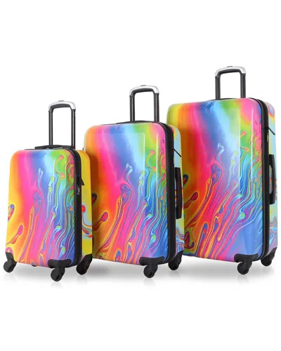 Tucci Italy Vortice Ii Pc Composite 3pc Luggage Set In Multi
