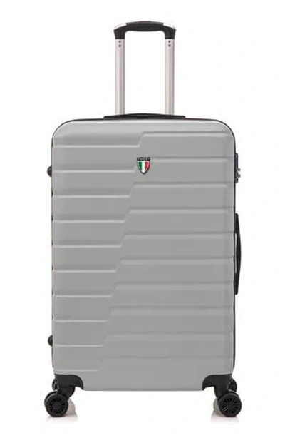 Tucci Marvello Hardshell 3-piece Spinner Luggage Set In Silver