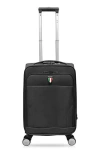 Tucci Squistita 20-inch Softside Carry-on Luggage In Charcoal