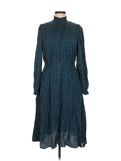 Pre-owned Tucker Casual Dress In Blue