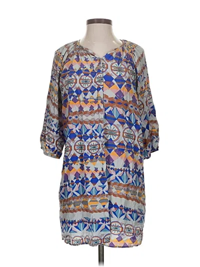 Pre-owned Tucker Casual Dress In Blue