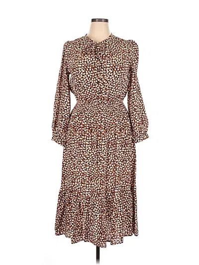 Tucker Casual Dress In Brown