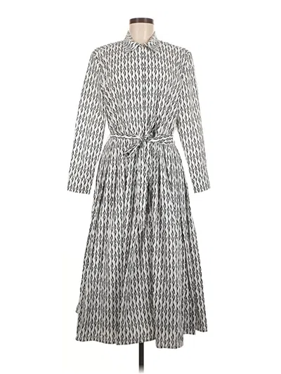 Pre-owned Tucker Casual Dress In Gray
