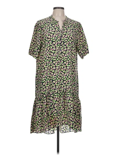 Pre-owned Tucker Casual Dress In Green