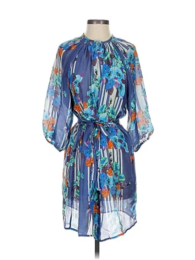 Pre-owned Tucker Cocktail Dress In Blue